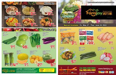 Famijoy Supermarket Flyer May 27 to June 2