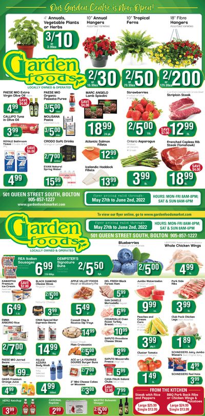 Garden Foods Flyer May 27 to June 2