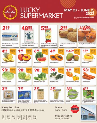 Lucky Supermarket (Surrey) Flyer May 27 to June 2