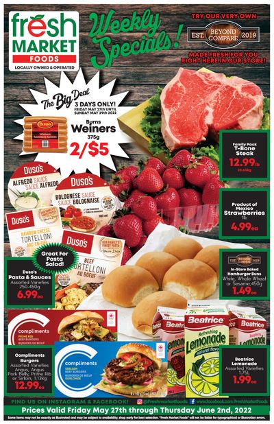 Fresh Market Foods Flyer May 27 to June 2