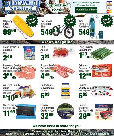 Bulkley Valley Wholesale Flyer May 26 to June 1