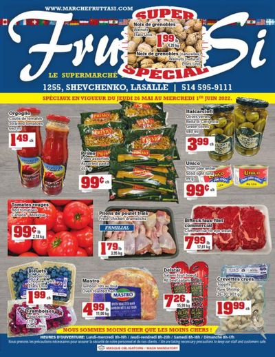 Frutta Si Flyer May 26 to June 1