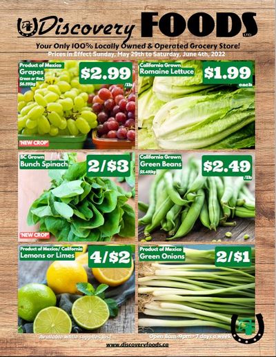 Discovery Foods Flyer May 29 to June 4