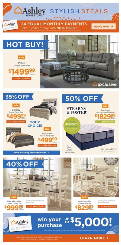 Ashley HomeStore (West) Flyer May 31 to June 9