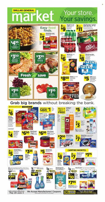 Dollar General (IN, OH) Weekly Ad Flyer May 30 to June 6