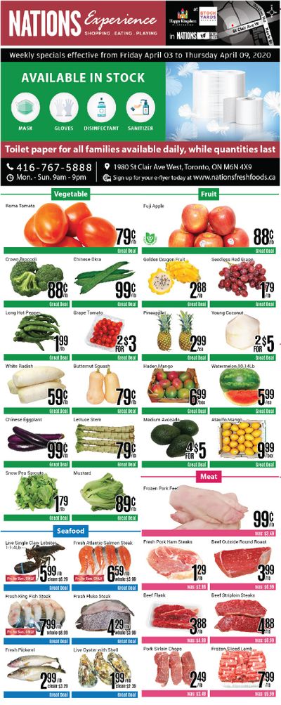 Nations Fresh Foods (Toronto) Flyer April 3 to 9