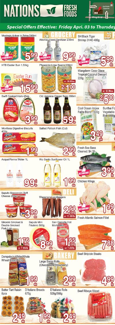 Nations Fresh Foods (Hamilton) Flyer April 3 to 9