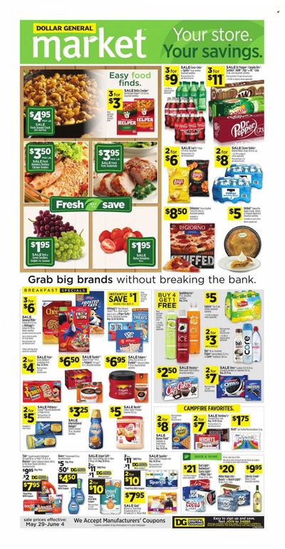 Dollar General (OH) Weekly Ad Flyer May 30 to June 6