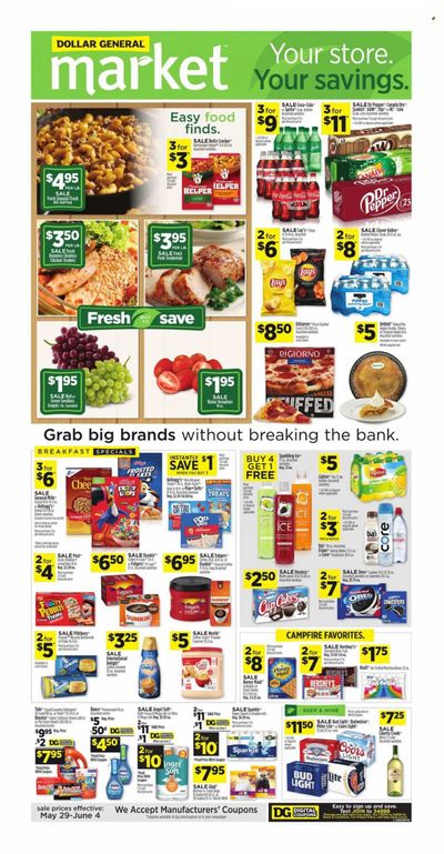 Dollar General (WV) Weekly Ad Flyer May 30 to June 6