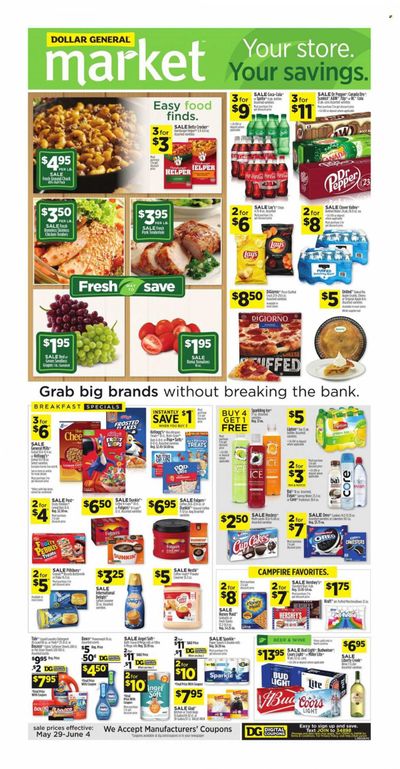 Dollar General (NC) Weekly Ad Flyer May 30 to June 6
