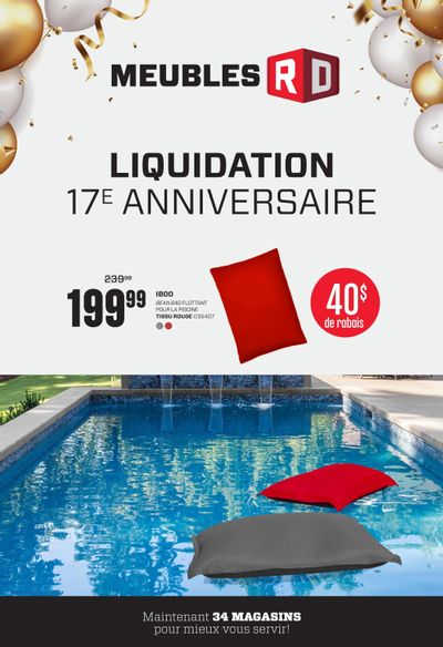 Meubles RD Anniversary Clearance Sale Flyer May 30 to June 19