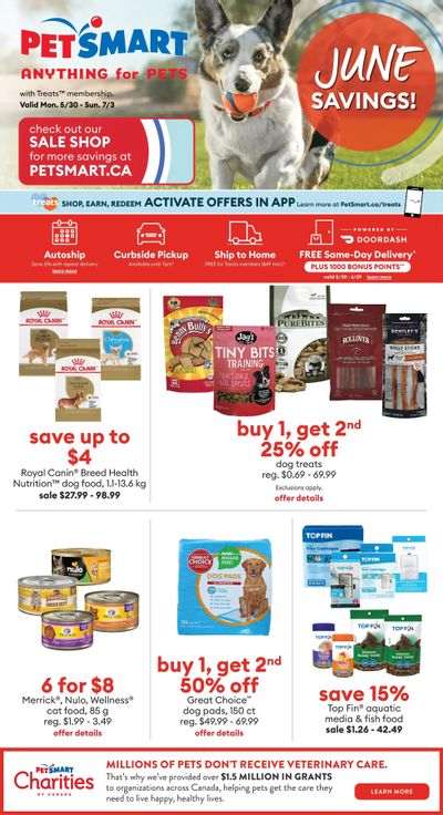 PetSmart Flyer May 30 to July 3