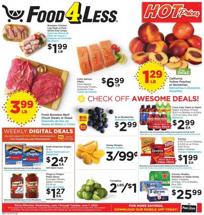 Food 4 Less (CA) Weekly Ad Flyer May 31 to June 7