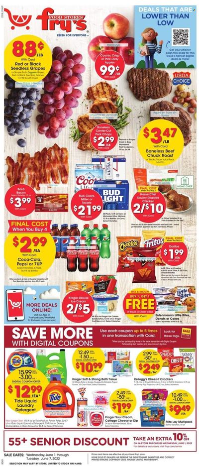 Fry’s (AZ) Weekly Ad Flyer May 31 to June 7