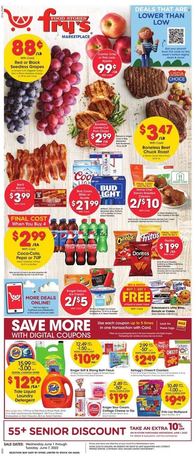 Fry’s (AZ) Weekly Ad Flyer May 31 to June 7
