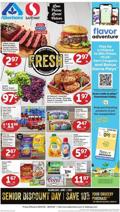 Safeway (AZ, CO, ID, MT, NE, NM) Weekly Ad Flyer May 31 to June 7