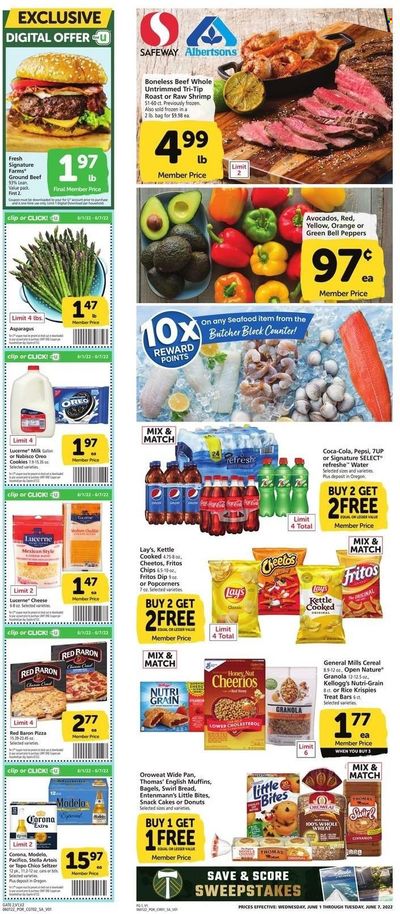 Safeway (OR) Weekly Ad Flyer May 31 to June 7
