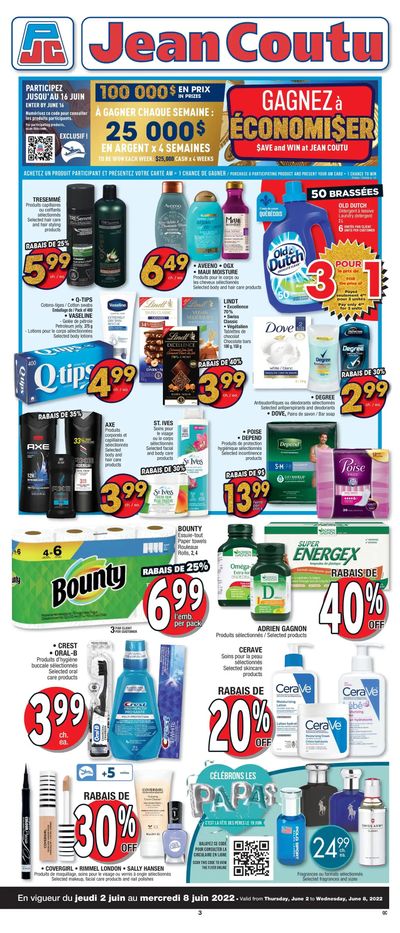 Jean Coutu (QC) Flyer June 2 to 8