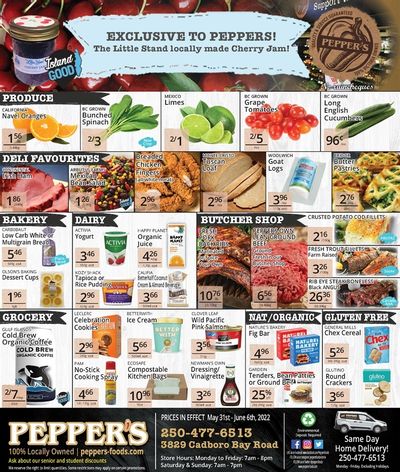 Pepper's Foods Flyer May 31 to June 6
