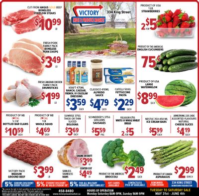 Victory Meat Market Flyer May 31 to June 4