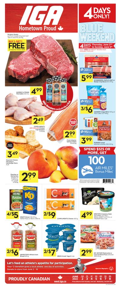 IGA (SK, MB & ON) Flyer June 2 to 8 IGA (SK, MB & ON) Flyer June 2 to 8
