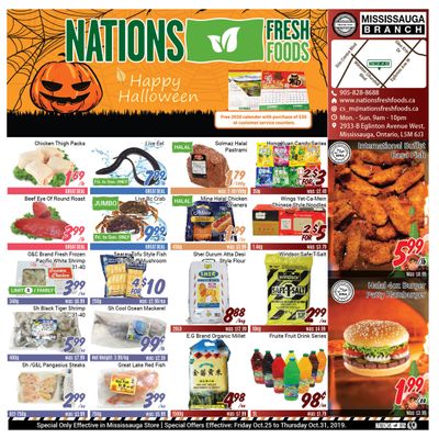 Nations Fresh Foods (Mississauga) Flyer October 25 to 31