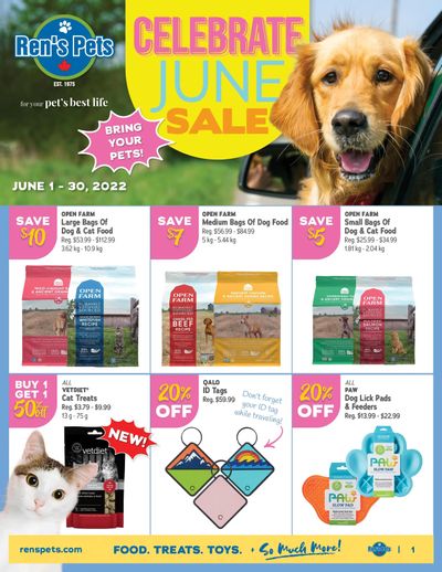 Ren's Pets Depot Celebrate June Sale June 1 to 30