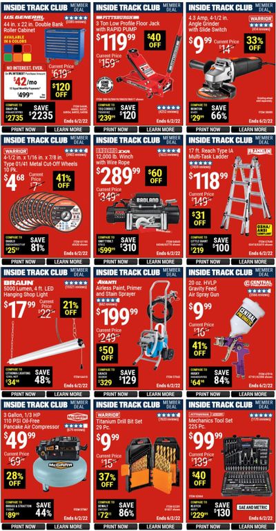 Harbor Freight Weekly Ad Flyer June 1 to June 8