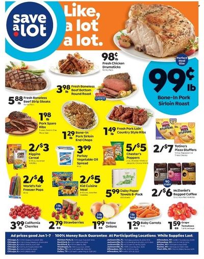Save a Lot Weekly Ad Flyer June 1 to June 8