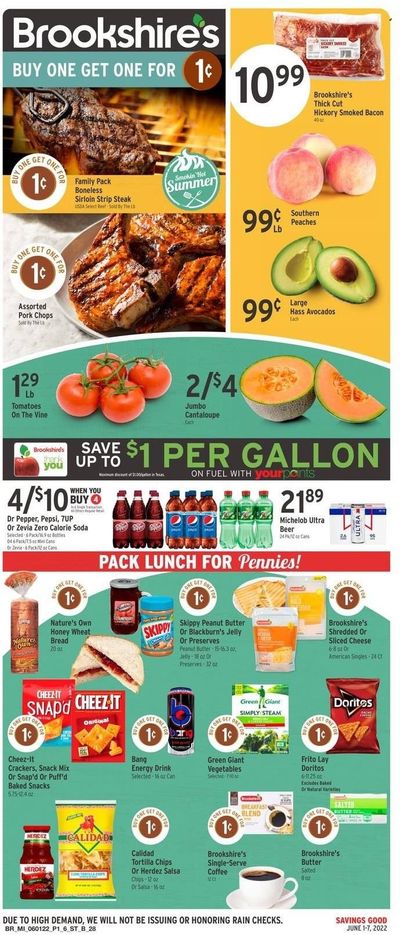 Brookshires (AR, LA, TX) Weekly Ad Flyer June 1 to June 8