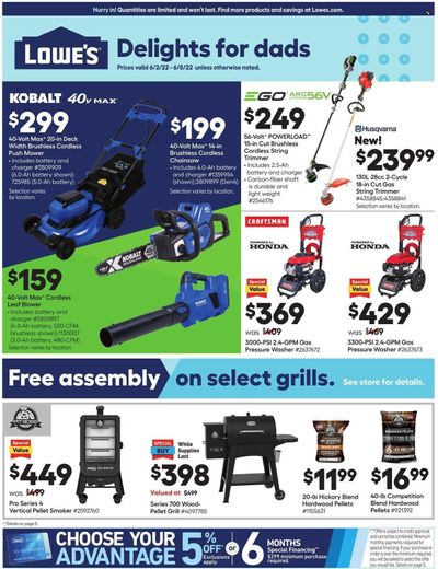 Lowe's Weekly Ad Flyer June 1 to June 8