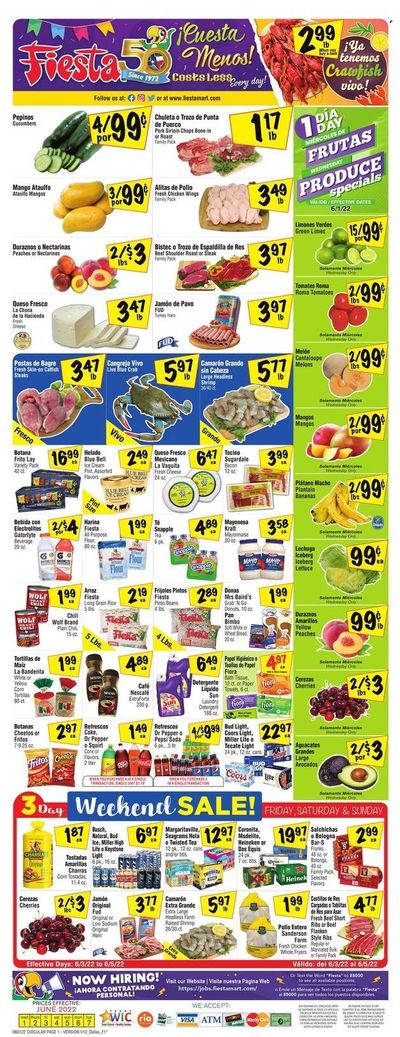 Fiesta Mart (TX) Weekly Ad Flyer June 1 to June 8