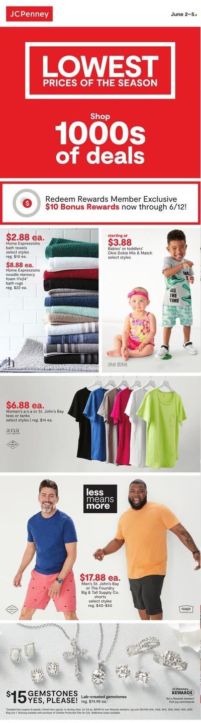JCPenney Weekly Ad Flyer June 1 to June 8