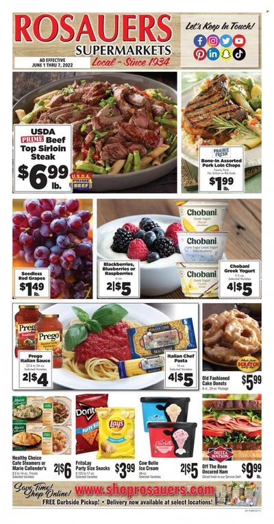 Rosauers (ID, MT, OR, WA) Weekly Ad Flyer June 1 to June 8