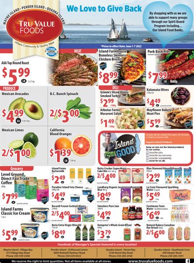 Tru Value Foods Flyer June 1 to 7
