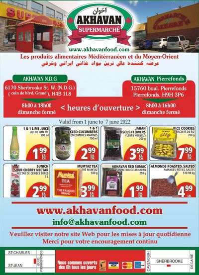 Akhavan Supermarche Flyer June 1 to 7