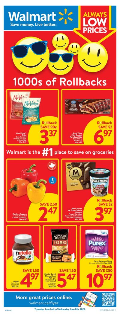 Walmart (West) Flyer June 2 to 8