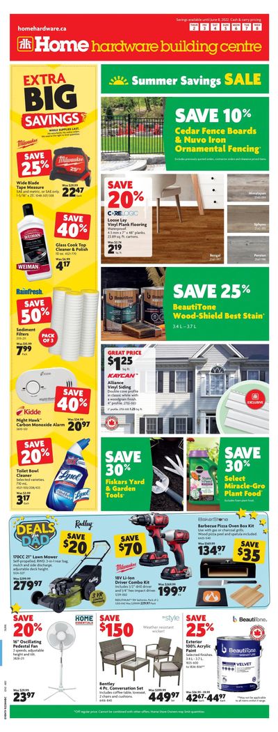 Home Hardware Building Centre (AB) Flyer June 2 to 8