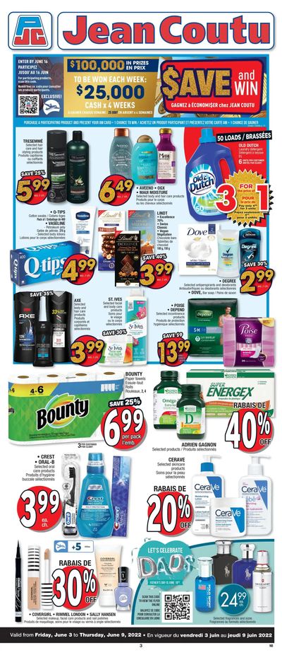 Jean Coutu (NB) Flyer June 3 to 9