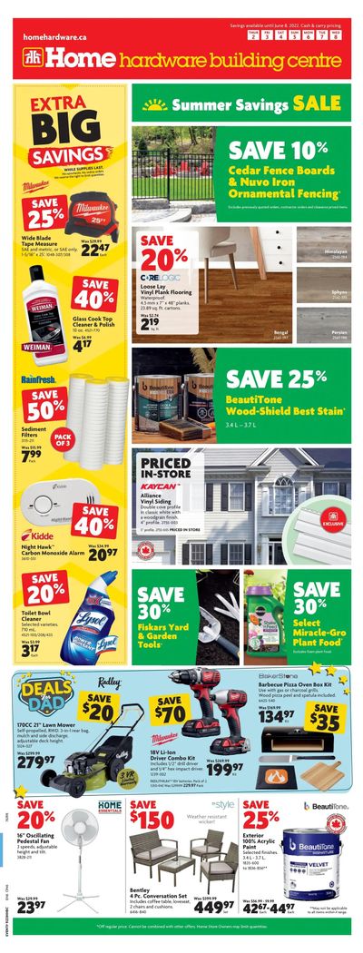 Home Hardware Building Centre (ON) Flyer June 2 to 8