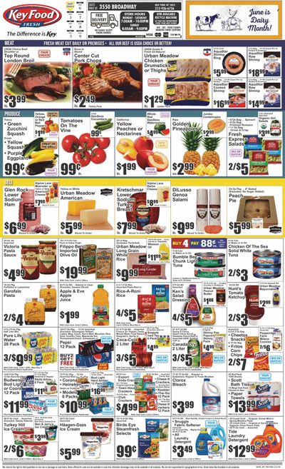 Key Food (NY) Weekly Ad Flyer June 2 to June 9