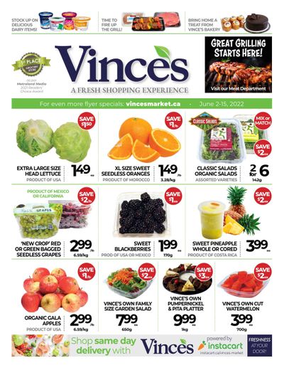 Vince's Market Flyer June 2 to 15