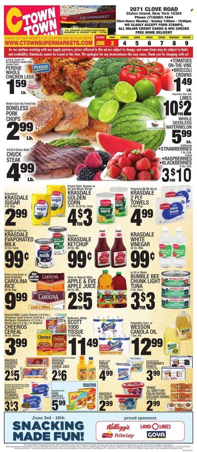 C-Town (CT, FL, MA, NJ, NY, PA) Weekly Ad Flyer June 2 to June 9