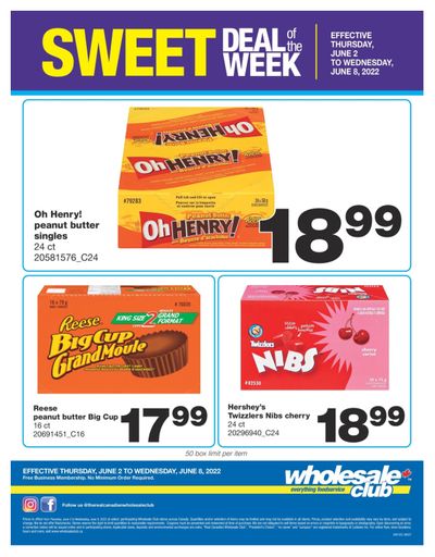 Wholesale Club Sweet Deal of the Week Flyer June 2 to 8