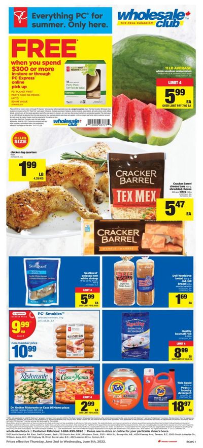 Real Canadian Wholesale Club Flyer June 2 to 8