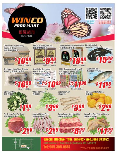 WinCo Food Mart (HWY 7) Flyer June 2 to 8