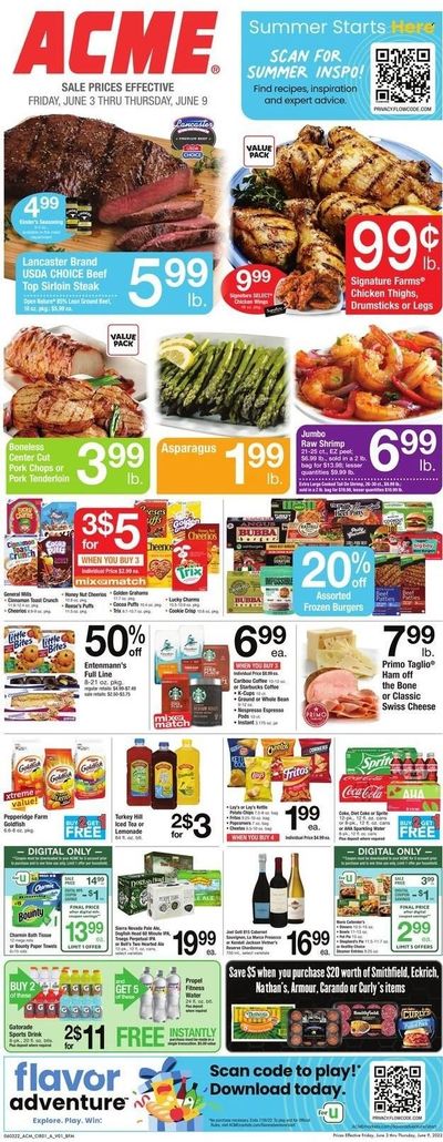 ACME (DE, NJ, NY, PA) Weekly Ad Flyer June 2 to June 9