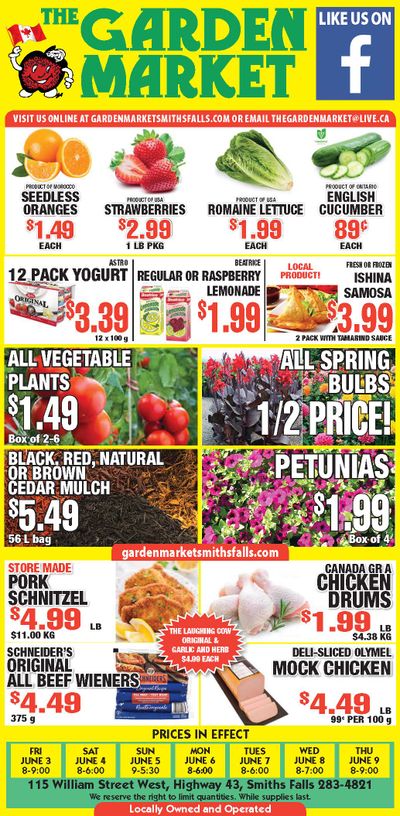 The Garden Market Flyer June 3 to 9