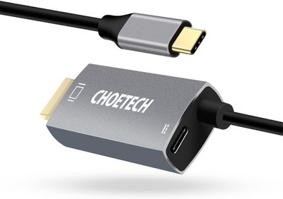 CHOETECH Type C to HDMI Cable, 6ft Type C to HDMI PD Cable compatible with MacBook On Sale for $ 12.99 ( Save $ 14.00 ) at Amazon Canada