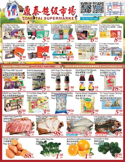 Tone Tai Supermarket Flyer June 3 to 9